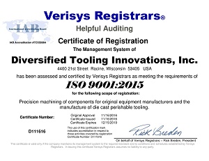 ISO 9001:2015 Certification